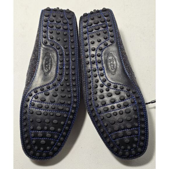 Men\'s Tod\'s My Colors Tessuto Loafers Gommino Wool Slip On Driving Shoes Sz 6.5